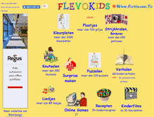 Tablet Screenshot of flevokids.net